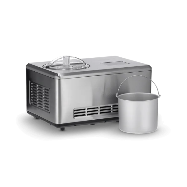 Severin Severin EZ 7406 Eismaschine mit Kompressor 2x2 L Edelstahl