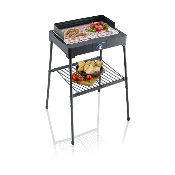 Severin Severin PG 8566 Elektrogrill mit Gestell Schwarz