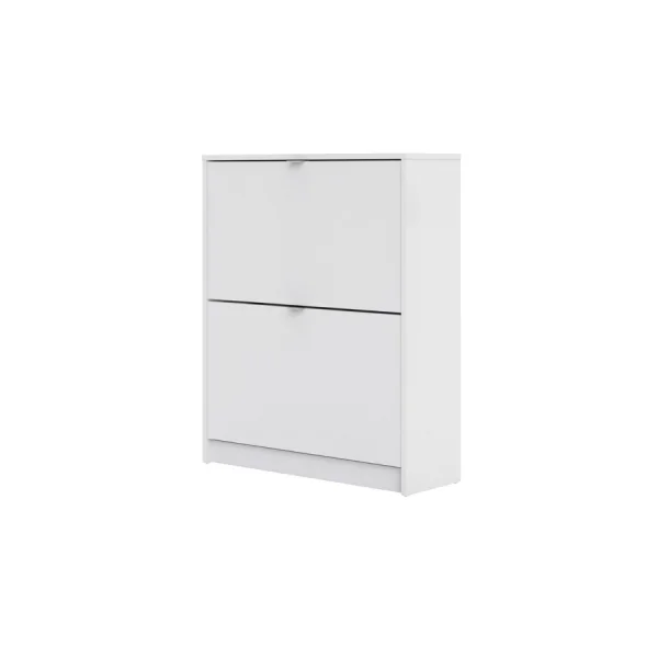 Shane Schuhschrank 2 Klapptüren 2R weiss.