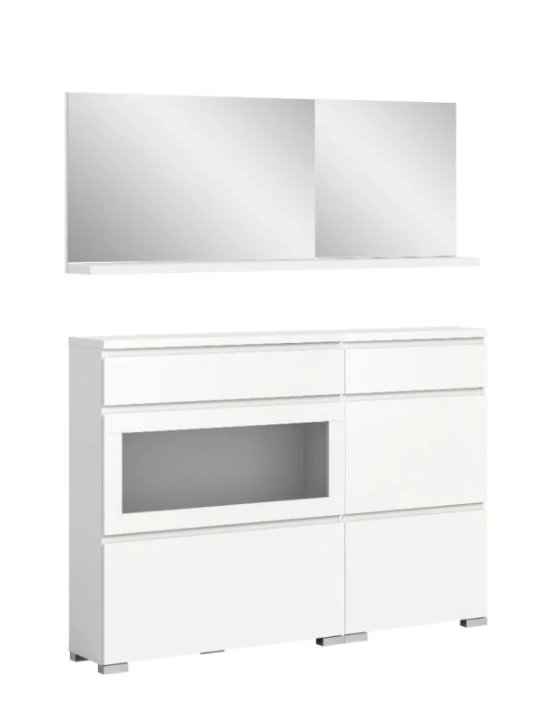 Shoelove Garderobenmöbel Set S4 Weiß.