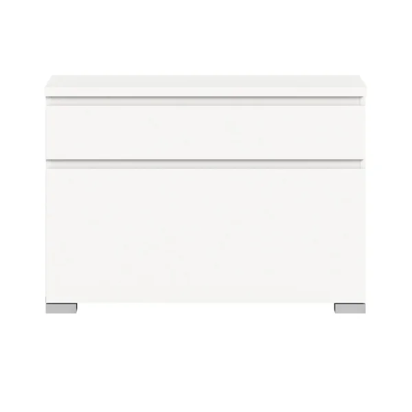 Shoelove Schuhschrank 1 Klaptür, 1 Schublade 95x67cm weiß.