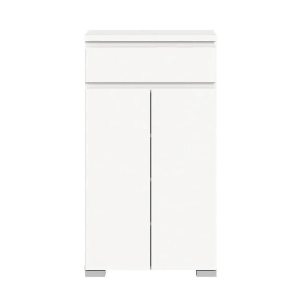 Shoelove Schuhschrank 2 Türen, 1 Schublade 60x109cm weiß.