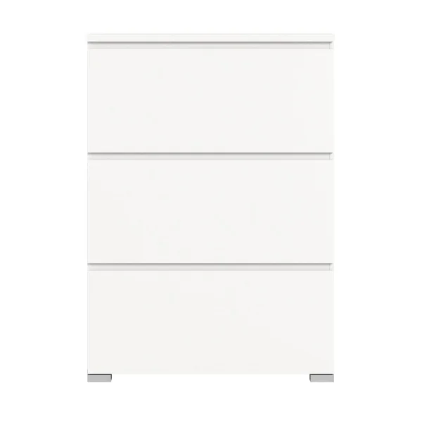 Shoelove Schuhschrank 3 Klaptüren 95x130cm weiß.