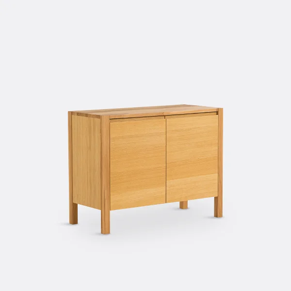 Sideboard Adelita Mit 2 Türen, Eichenfurnier