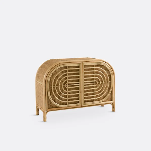 Sideboard Gocco Mit 2 Türen, Rattan