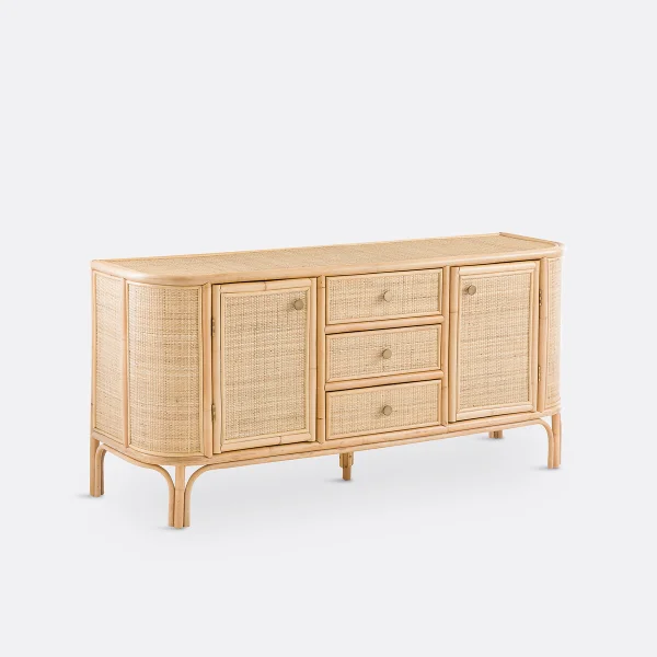 Sideboard Ladara, Rattan