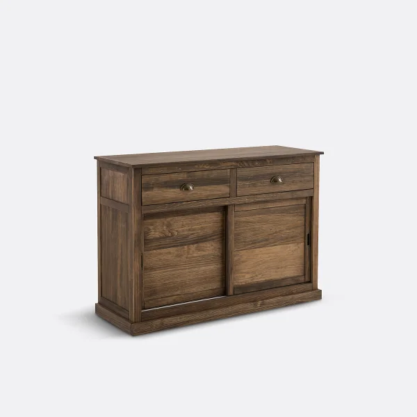 Sideboard Lunja Mit 2 Türen + 2 Schubladen, Kiefer Massiv