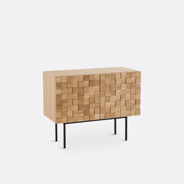 Sideboard Madria Mit 2 Türen, Eichenfurnier