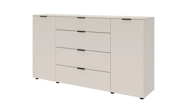 Sideboard mit 4 Schubladen beige 180 cm - LINZ
