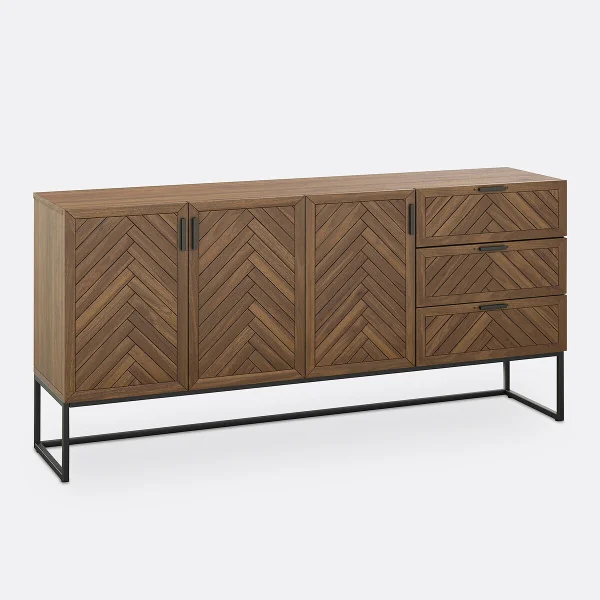 Sideboard Nottingham, 3 Türen Und 3 Schubladen