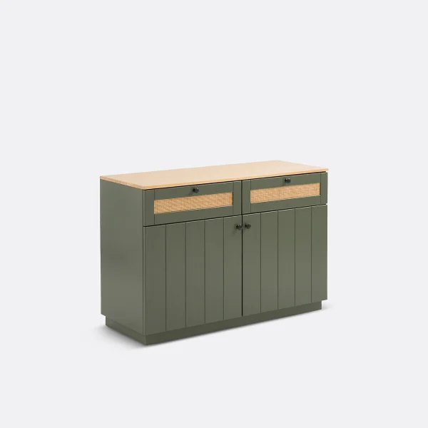 Sideboard Nourry Mit 2 Türen Und 2 Schubladen, Kiefer