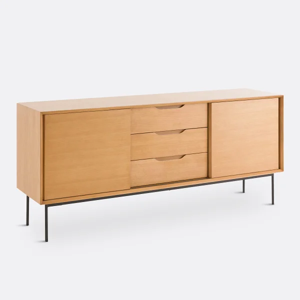 Sideboard Noyeto, Eichenfurnier