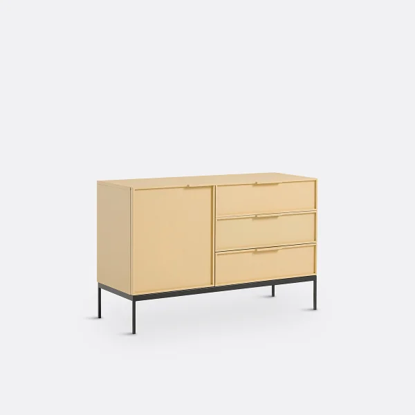 Sideboard Vati Mit 1 Tür Und 3 Schubladen