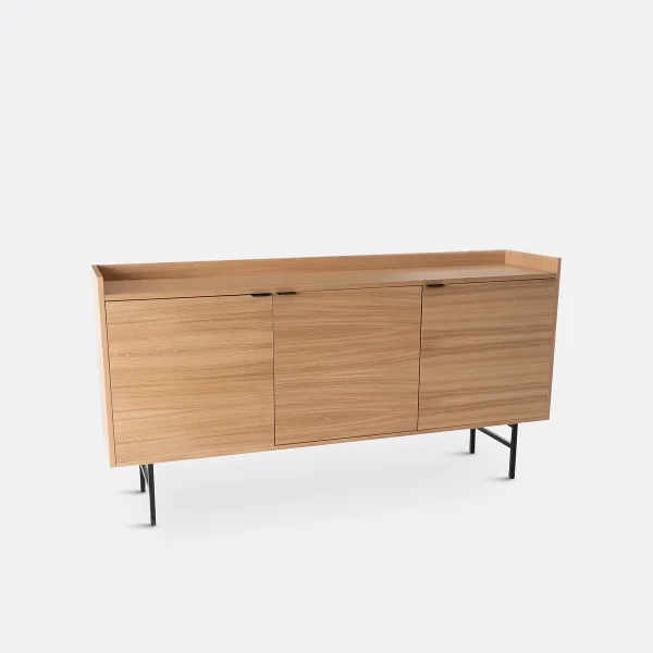 Sideboard Volga Mit 3 Türen, Eiche