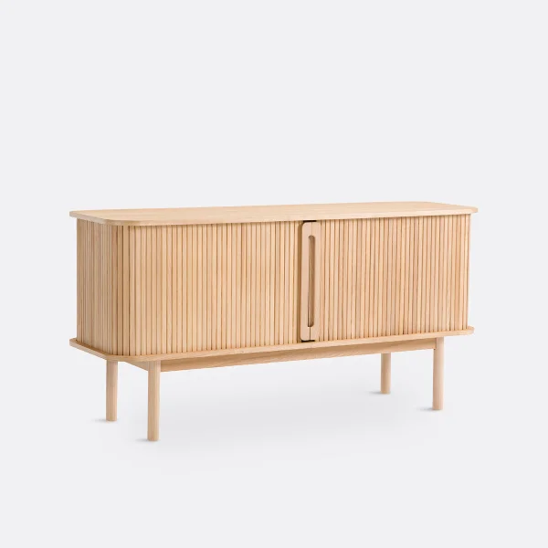 Sideboard Wapong Mit 2 Schiebetüren, Niedrig Und Breit