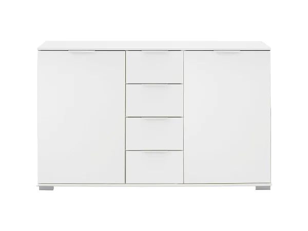 Sideboard weiß 130 cm mit 2 Türen - EASY PLUS
