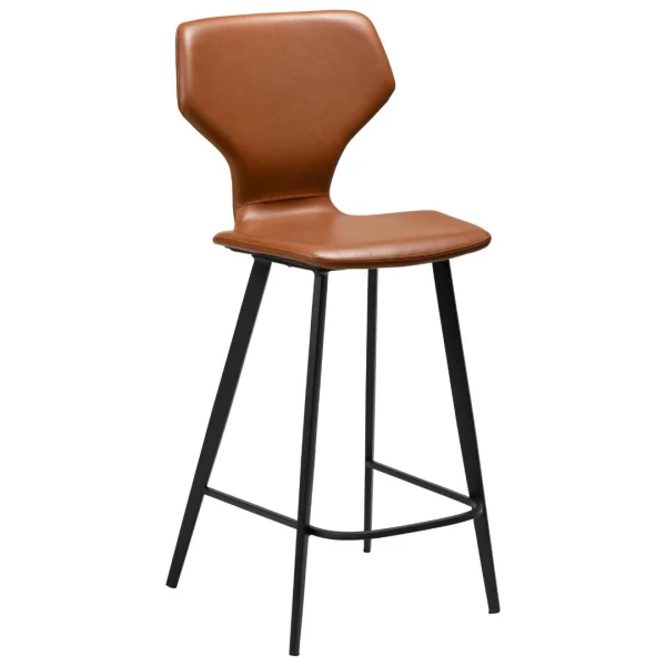 S.I.T Dan-Form Counterstuhl PU-Kunstleder hellbraun.