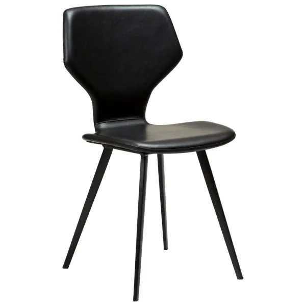 S.I.T Dan-Form Esszimmerstuhl PU-Kunstleder schwarz.