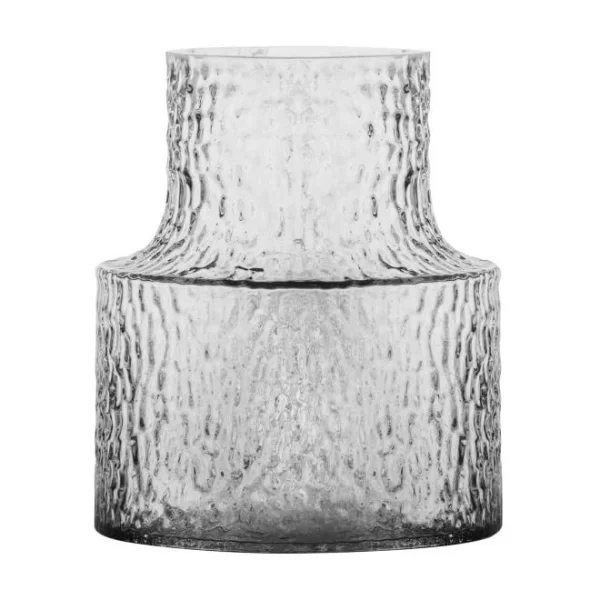Skrufs Glasbruk Kolonn Vase strukturiert 20cm