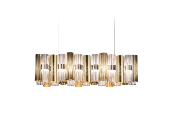 SLAMP - La Lollo Linear 100 Pendelleuchte Gold
