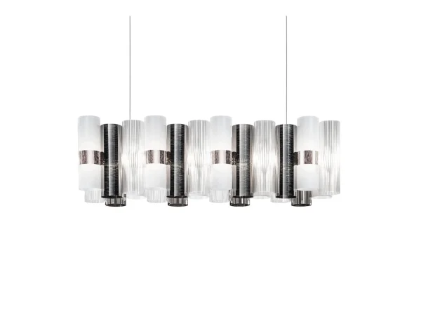 SLAMP - La Lollo Linear 100 Pendelleuchte Pewter