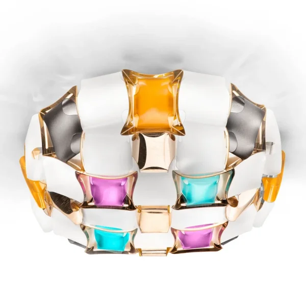 Slamp - Mida Deckenleuchte, Ø 67 cm, bunt/weiß