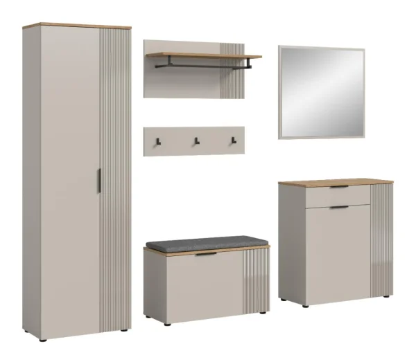 Slide Garderobenmöbel Set S2 Kaschmir Dekor.