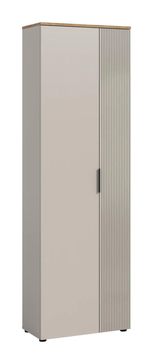 Slide Kleiderschrank 2 Türen Kaschmir Dekor.