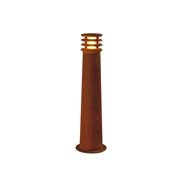 SLV - Rusty Wegelampe, rostfarben, Stahl, Höhe 70 cm, IP55