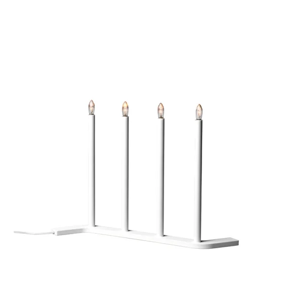 SMD Design Advent RE Adventskerzenhalter Weiß, 4 Kerzen