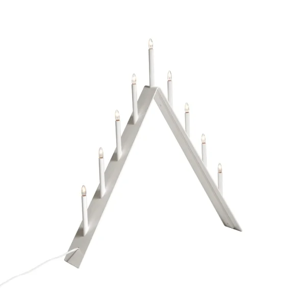 SMD Design Spica 9 Adventskerzenhalter Weiß, led