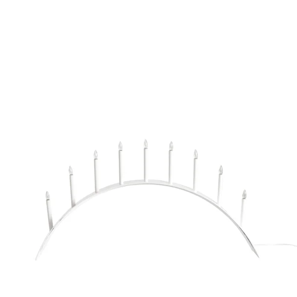 SMD Design Spica Bow 9 Adventskerzenhalter Weiß, led