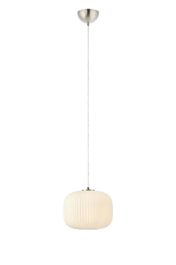 Sober Deckenlampe Stahl/Weiß