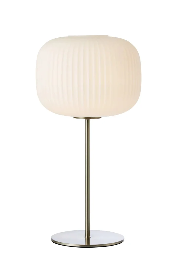 Sober Tischlampe Stahl/Weiß 50 cm