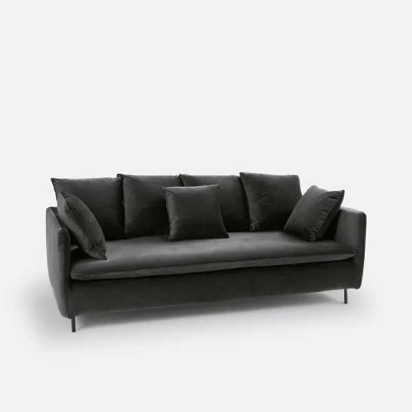 Sofa Ivete, 3- Oder 5-sitzer, Samt