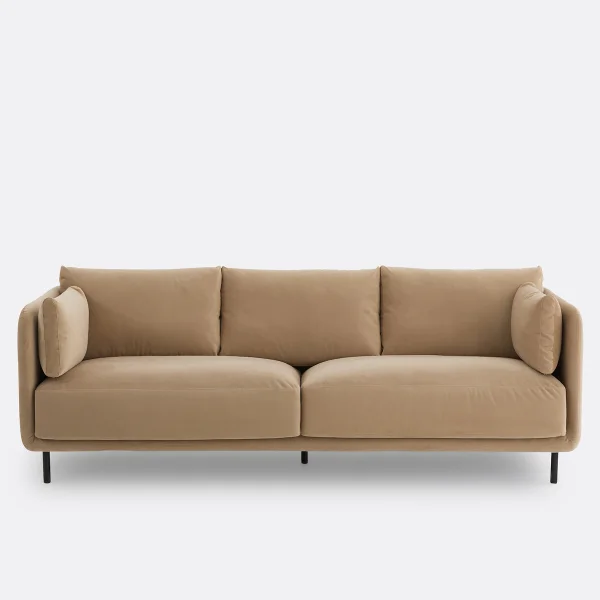 Sofa Victor, 3- Oder 4-sitzer, Samt
