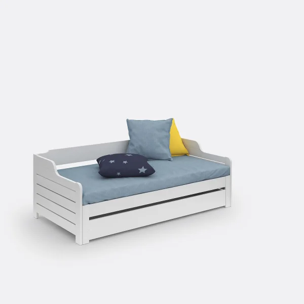 Sofabett Mit Lattenrost Grimsby, Ausziehbar