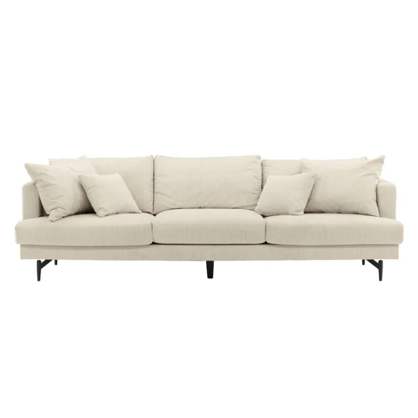 Sofia Sofa 3 Personen samt beige.