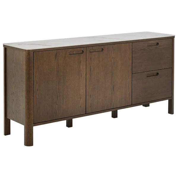 Southampton Sideboard 2 Türen 2 Schubladen Eichenfurnier.