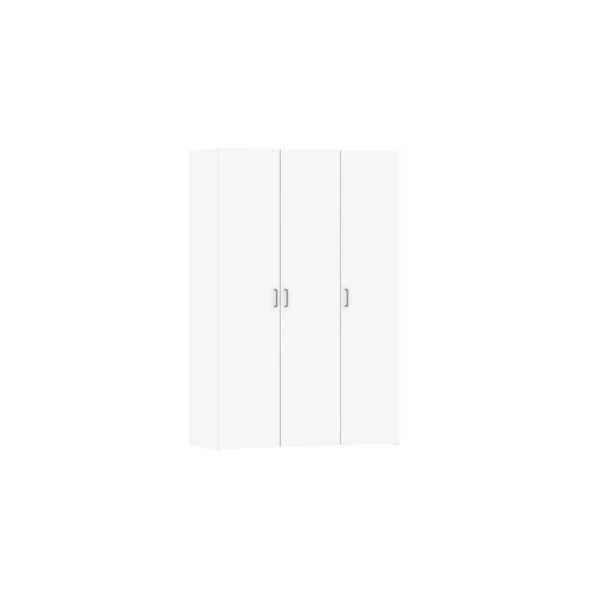 Spell Kleiderschrank 3 Türen. Weiss.