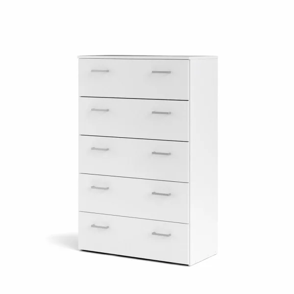 Spell Kommode 5 Schubladen weiss.