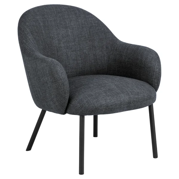 Spencer Sessel Lounge-Sessel Stoff grau.