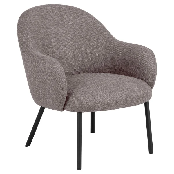 Spencer Sessel Lounge-Sessel Stoff hellgraubraun.