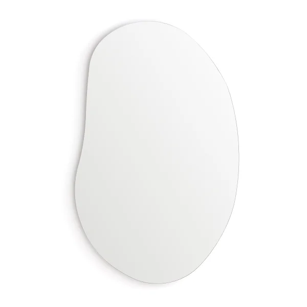 Spiegel Biface In Organischer Form, H. 100 Cm