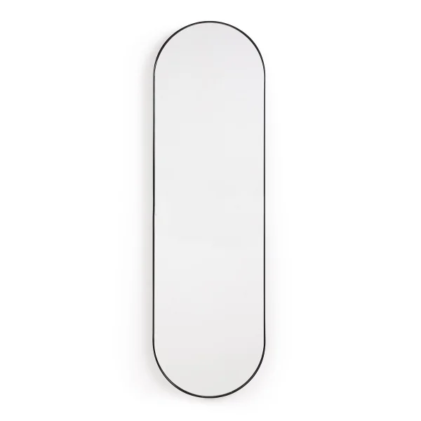 Spiegel Iodus, Metall, Oval 30 X 100 Cm