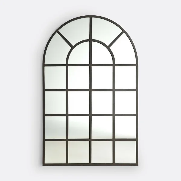 Spiegel Lenaig In Fensterform, Metall Im Industrial Style, 110 X 170 Cm