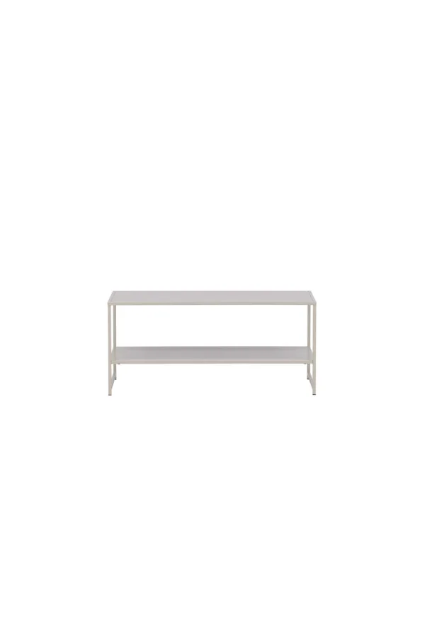 Staal Couchtisch , Beistelltisch beige.