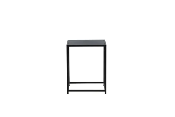 Staal Ecktisch 38x37 cm schwarz.