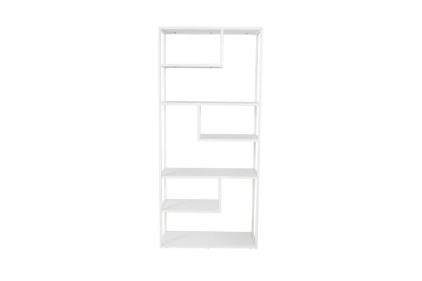 Staal Regal 6 Ablagen, weiss.