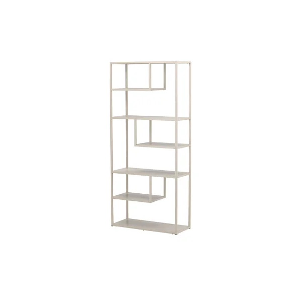 Staal Regal 6 Regale beige.